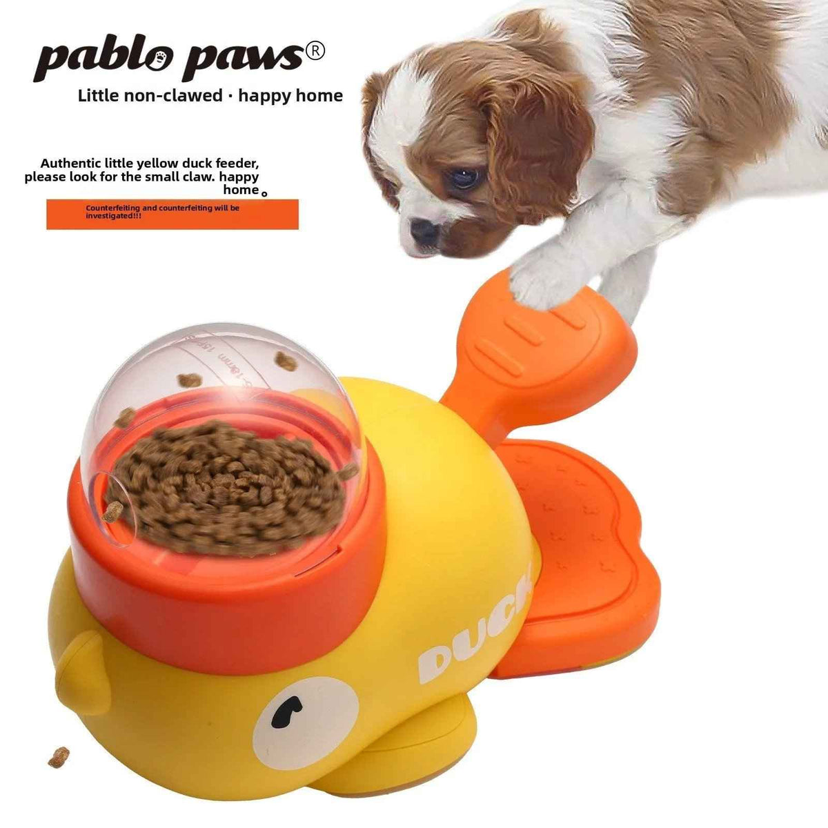 Interactive Duck Slow Feeder - Automatic Pet Feeder - TinPaw