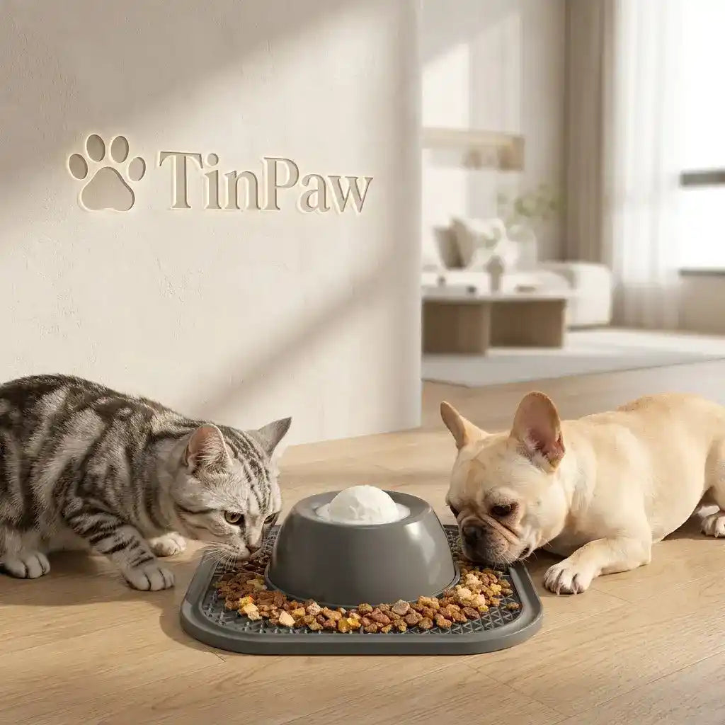 Slow Feeder Dog Bowl Ball - Slow Feeding Bowl - TinPaw