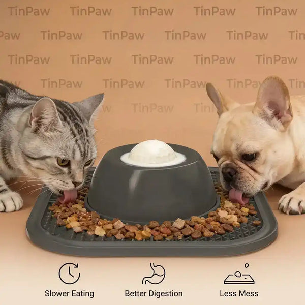 Slow Feeder Dog Bowl Ball - Slow Feeding Bowl - TinPaw