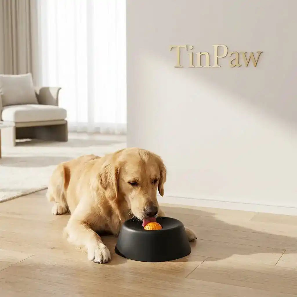Large Slow Feeder Dog Bowl - Slow Feeding Bowl - TinPaw