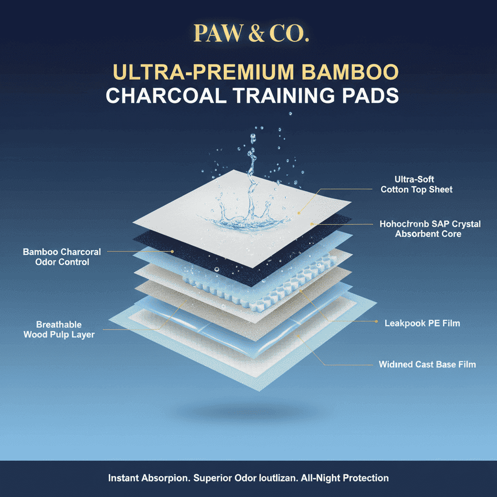 Bamboo Charcoal Absorbent Pads - Dog Diapers - TinPaw