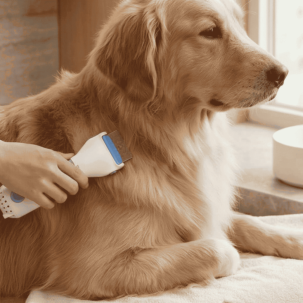 Electric Pet Lice Comb - Dog Slicker Brushes - TinPaw