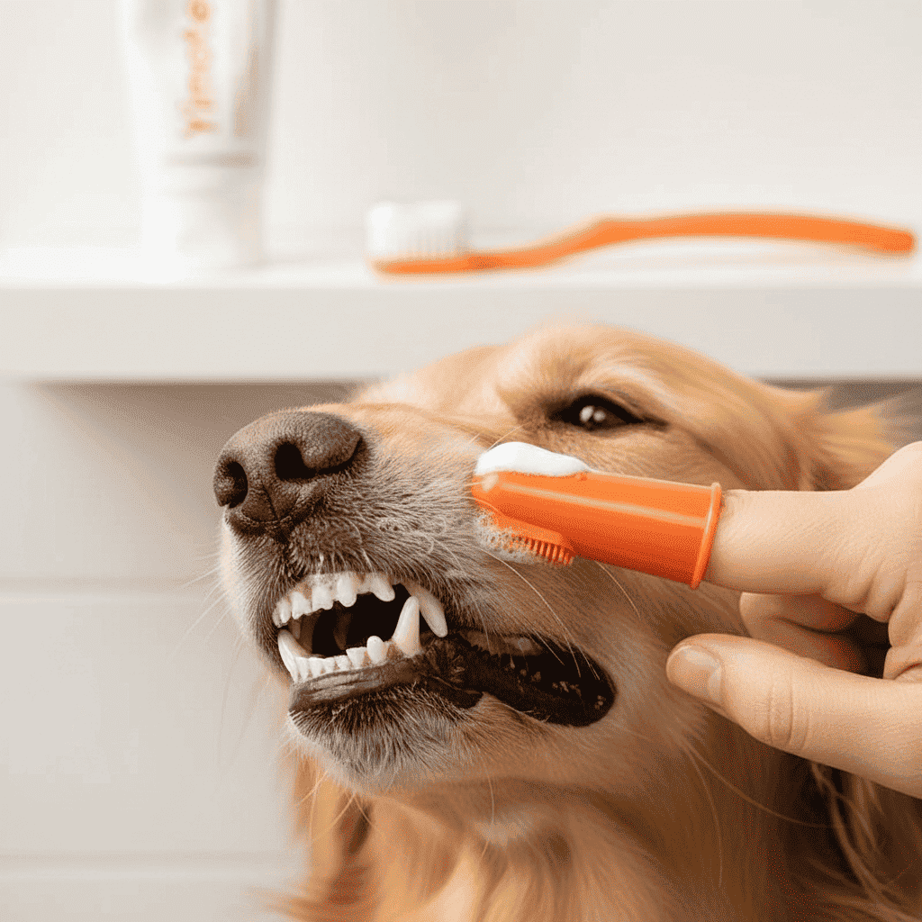 Pet Toothpaste Toothbrush Set - Dog Health - TinPaw