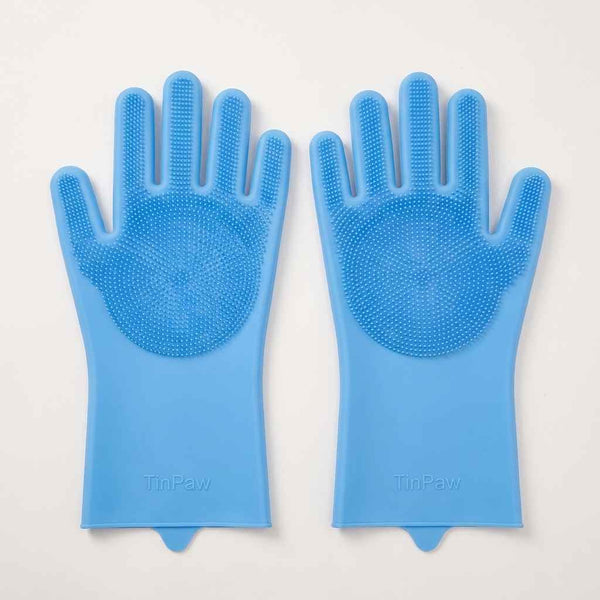 Pet Bathing Gloves - Dog Slicker Brushes - TinPaw