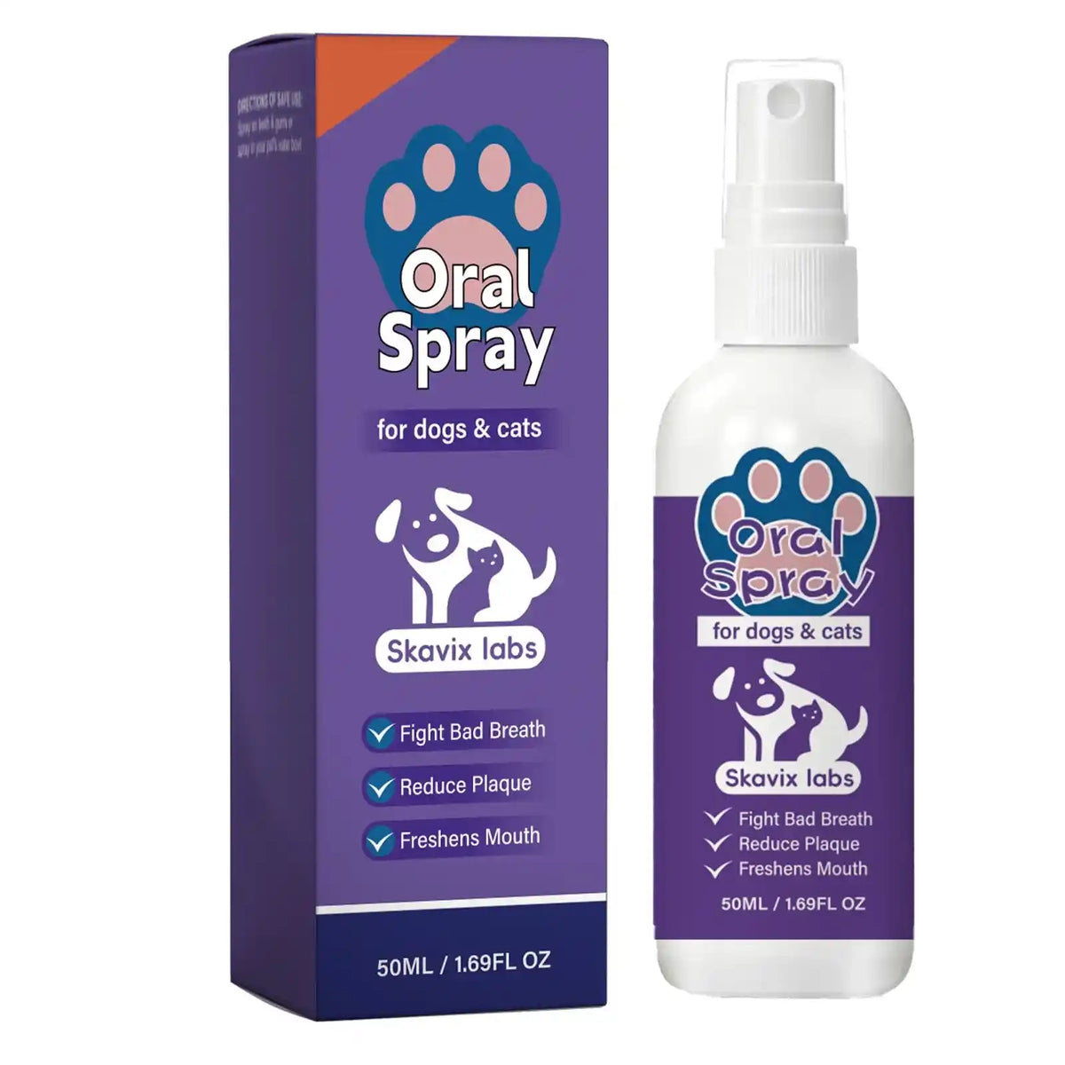 Pet Dental Fresh Breath Spray - Dog Health - TinPaw