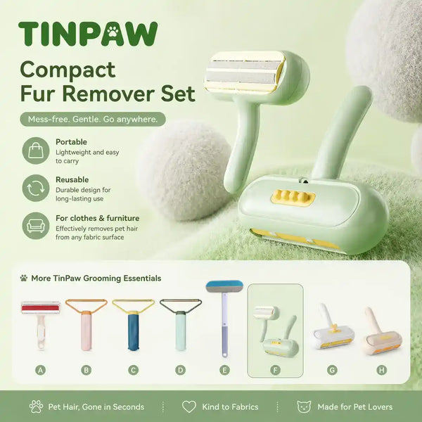 Pet Grooming Deshedding Brush - Grooming - TinPaw - Dinosaur sticky hair artifact green - mr226 - SU00002036 - Dinosaur sticky hair artifact green - mr226