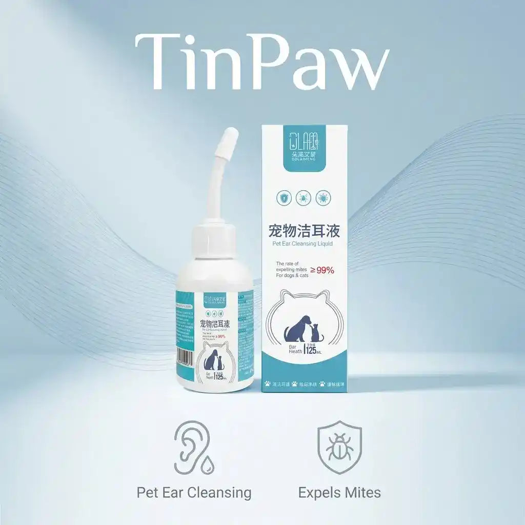 Pet Ear Cleaner Mite Control - Dog Health - TinPaw