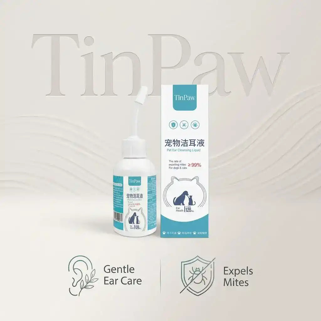 Pet Ear Cleaner Mite Control - Dog Health - TinPaw