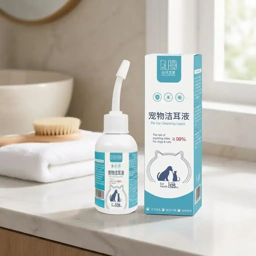 Pet Ear Cleaner Mite Control - Dog Health - TinPaw