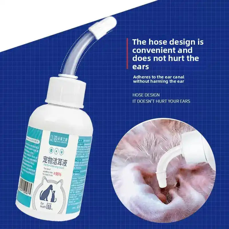 Pet Ear Cleaner Mite Control - Dog Health - TinPaw