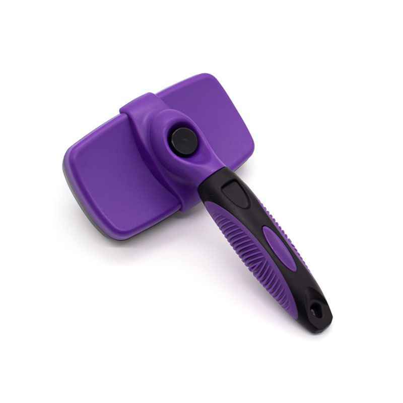 Pet Anti - Tangle Grooming Comb - Dog Slicker Brushes - TinPaw - Purple - Large - SUPECDS00019 - A7