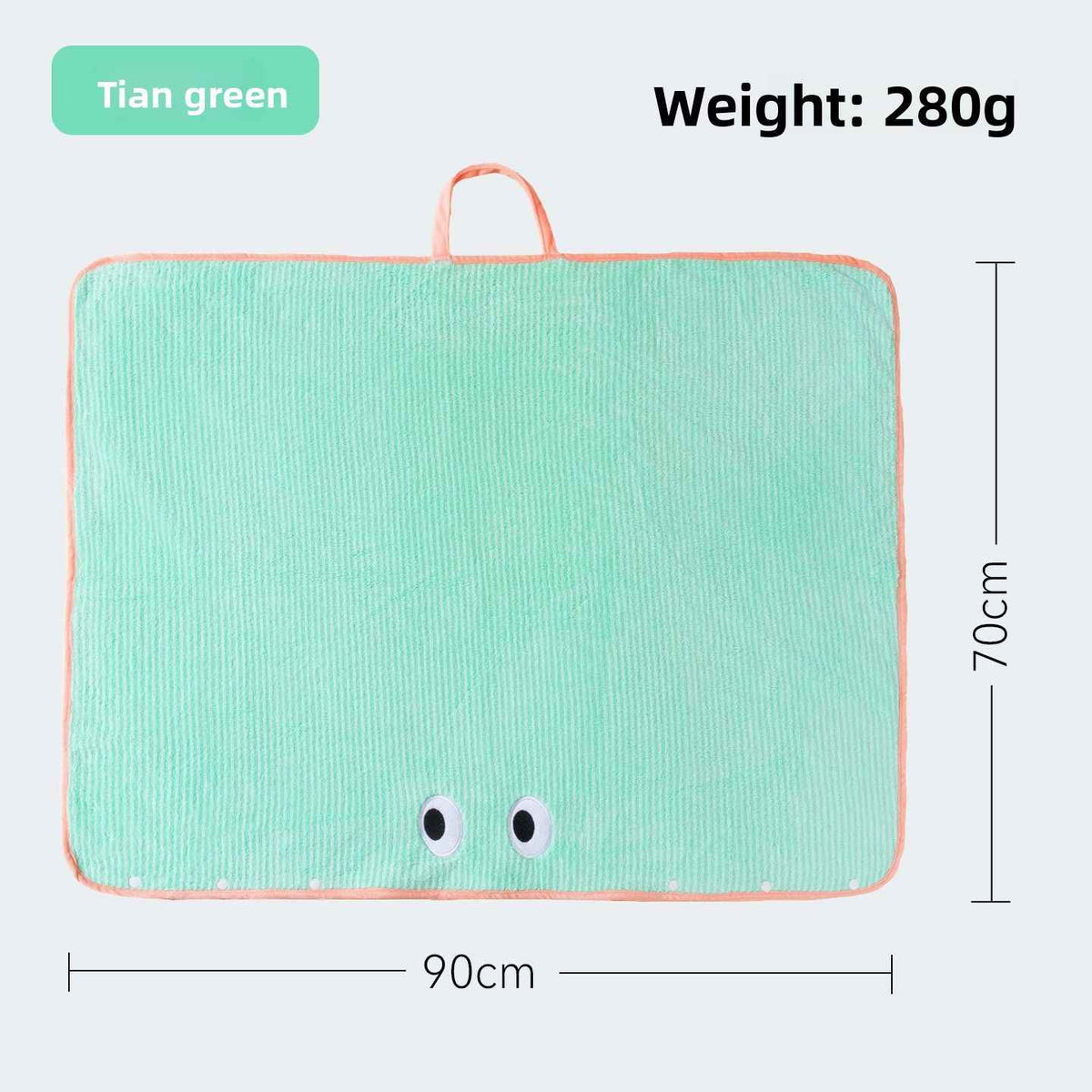 Pet Hair Remover - Dog Slicker Brushes - TinPaw - Green big - eyed cute towel - Dogs and Cats Universal - SU00156558 - Green big - eyed cute towel - Dogs and Cats Universal