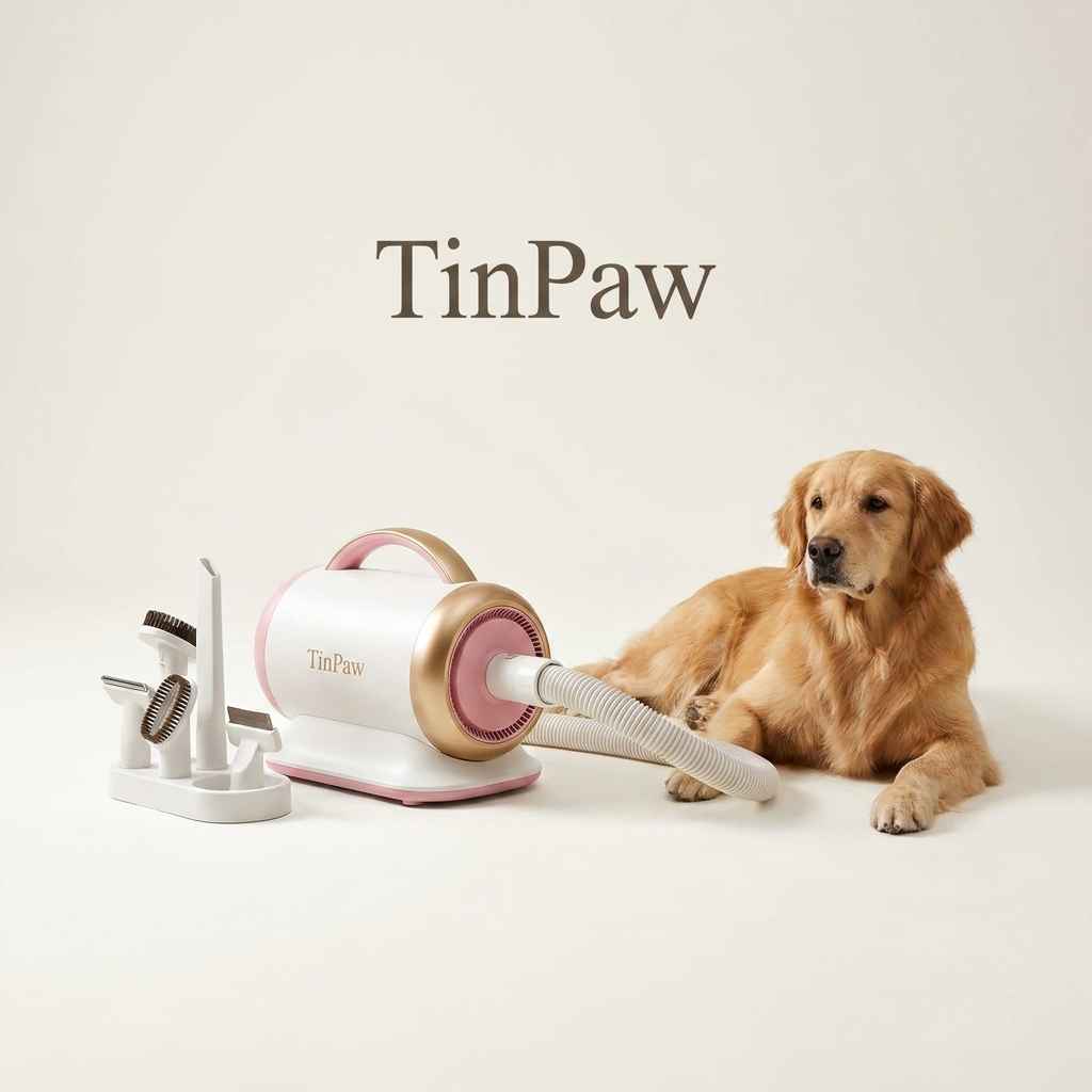 Pet Hair Trimmer Vacuum - Dog Slicker Brushes - TinPaw