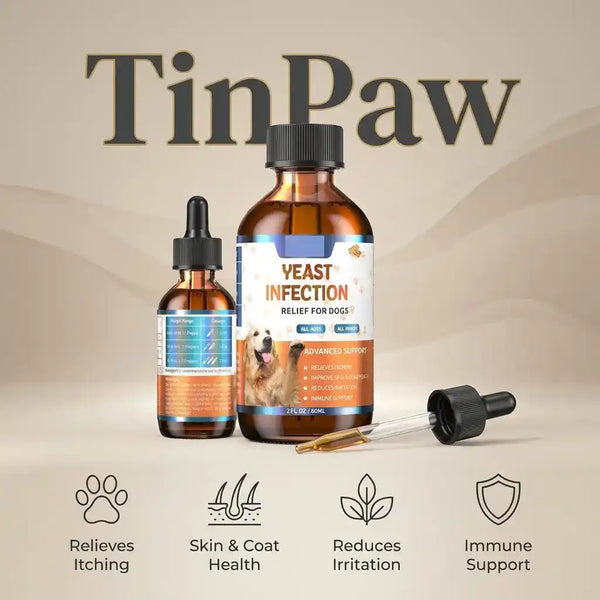 Pet Itch Relief Drops – Skin & Coat Support - Dog Health - TinPaw