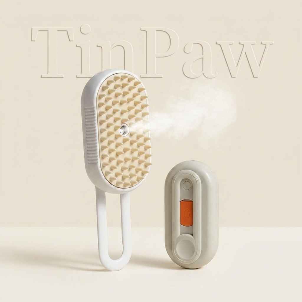 Pet Steam Grooming Brush - Grooming - TinPaw
