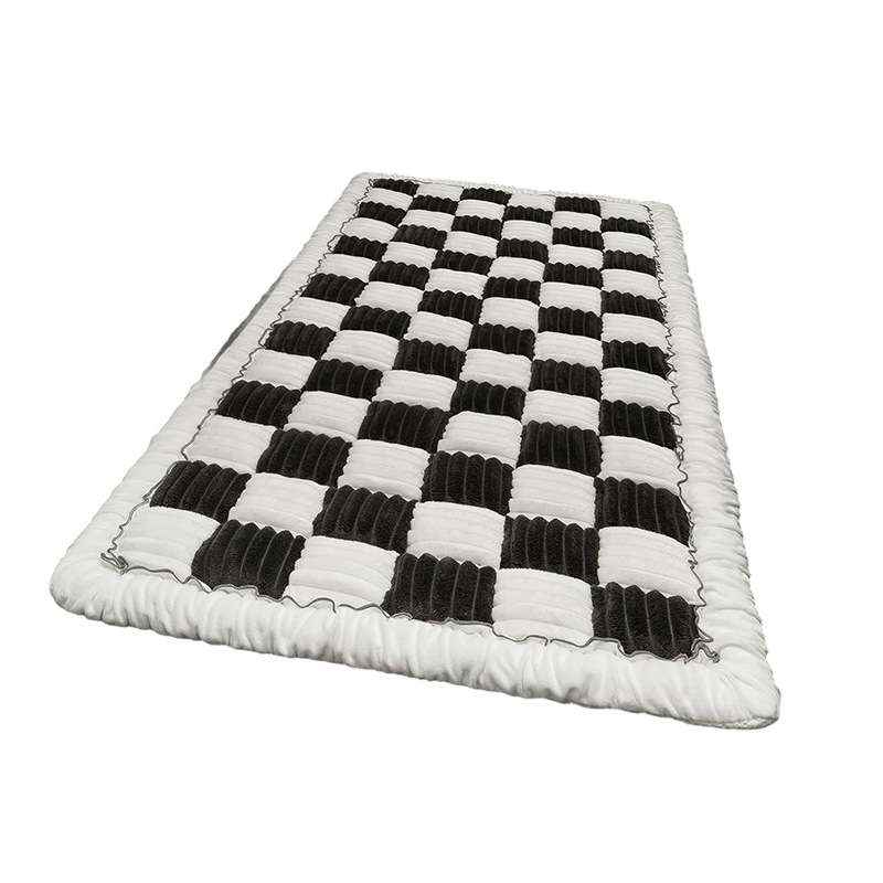 Plush Checkerboard Dog Mat - Dog Beds & Furniture - TinPaw