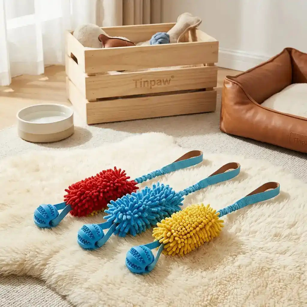 Interactive Dog Toothbrush Toy - Dog Toys - TinPaw