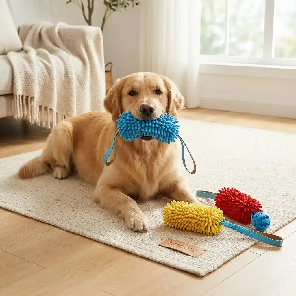 Interactive Dog Toothbrush Toy - Dog Toys - TinPaw