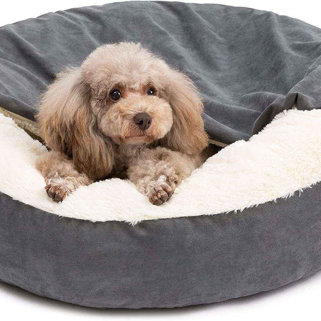 Plush Enclosed Pet House - Dog Beds & Furniture - TinPaw