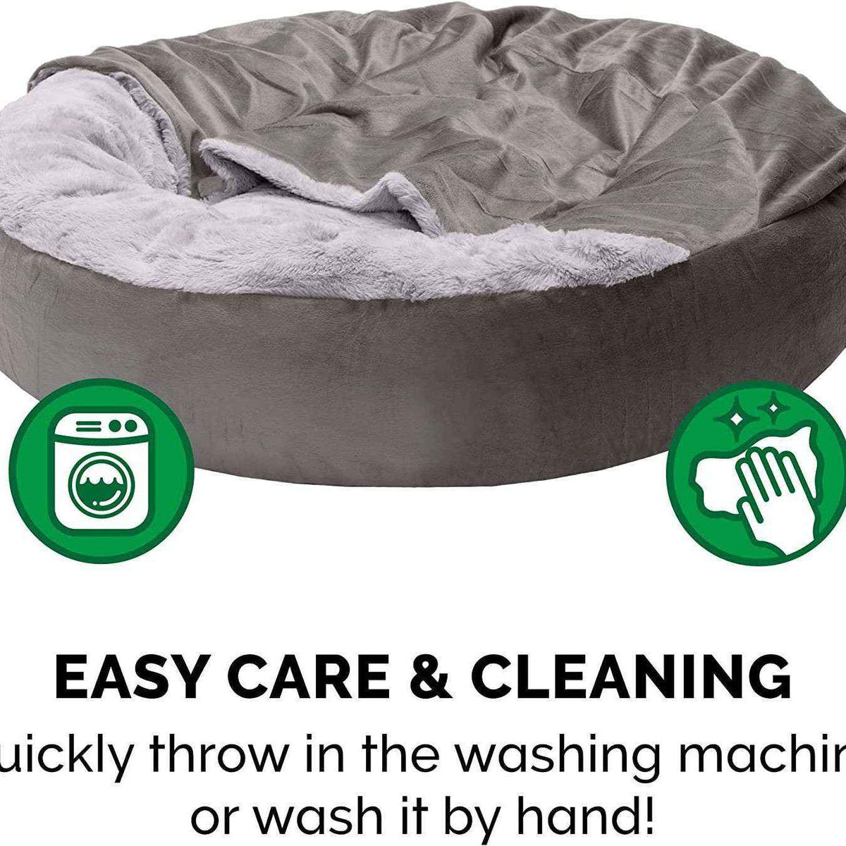 Plush Enclosed Pet House - Dog Beds & Furniture - TinPaw