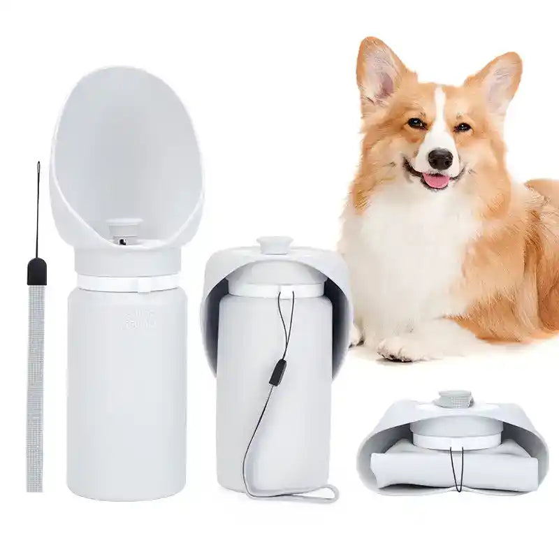 Dog Water Bottle Slow Feeder - Dog Travel Accessories - TinPaw