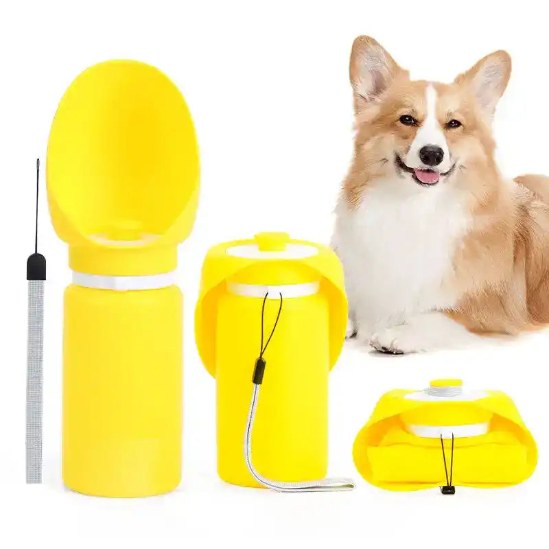 Dog Water Bottle Slow Feeder - Dog Travel Accessories - TinPaw