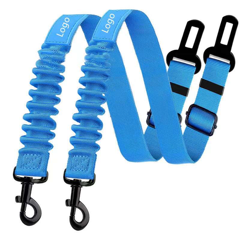 Reflective Dog Car Belt - Dog Gear - TinPaw - Lake Blue - 2.5x80cm - SU00117495 - Lake Blue - 2.5x80cm