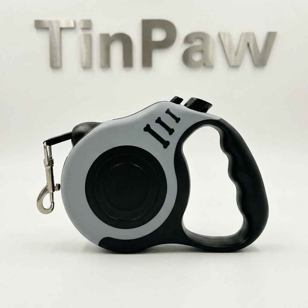 Retractable Bone Handle Leash - Dog Gear - TinPaw