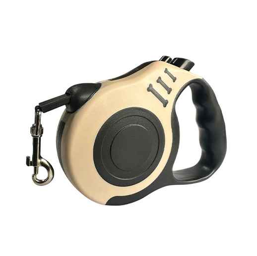 Retractable Bone Handle Leash - Dog Gear - TinPaw - Beige bone - 3 m opp packing - SU00362222 - Beige bone - 3 m opp packing