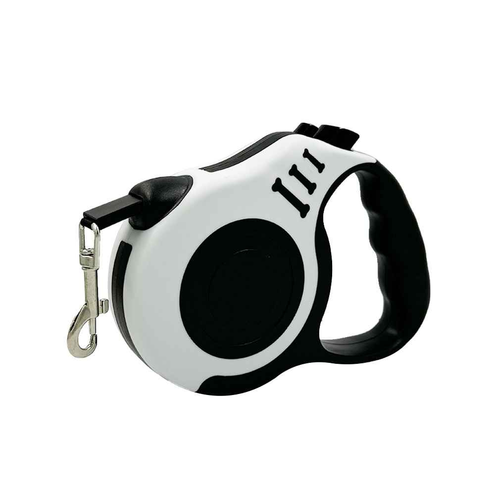 Retractable Bone Handle Leash - Dog Gear - TinPaw - White bone - 3 m opp packing - SU00362222 - White bone - 3 m opp packing