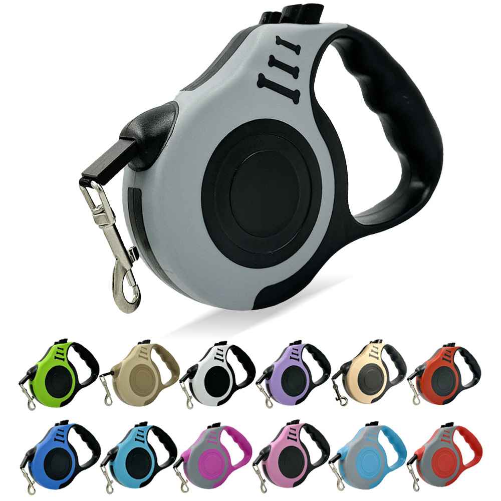 Retractable Bone Handle Leash - Dog Gear - TinPaw
