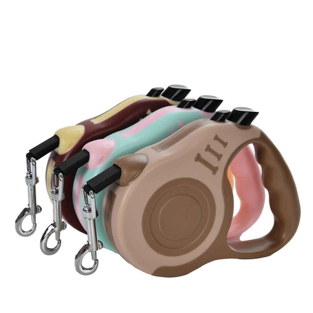Retractable Bone Handle Leash - Dog Gear - TinPaw