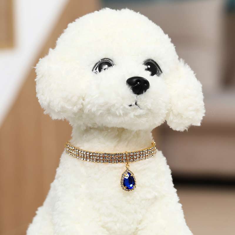 Rhinestone Adjustable Pet Collar - Dog Gear - TinPaw
