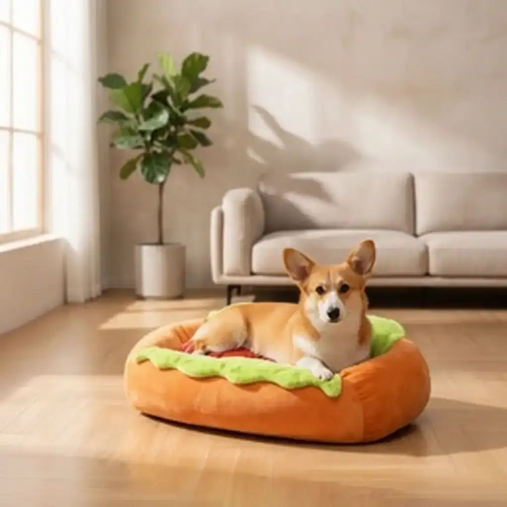 Sausage Dog Pet Bed - Dog Beds & Furniture - TinPaw