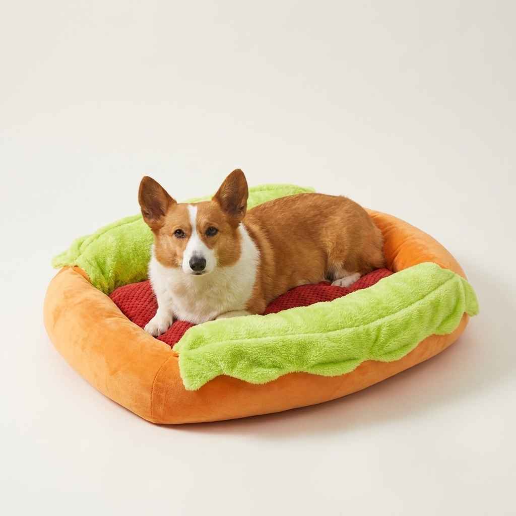 Sausage Dog Pet Bed - Dog Beds & Furniture - TinPaw
