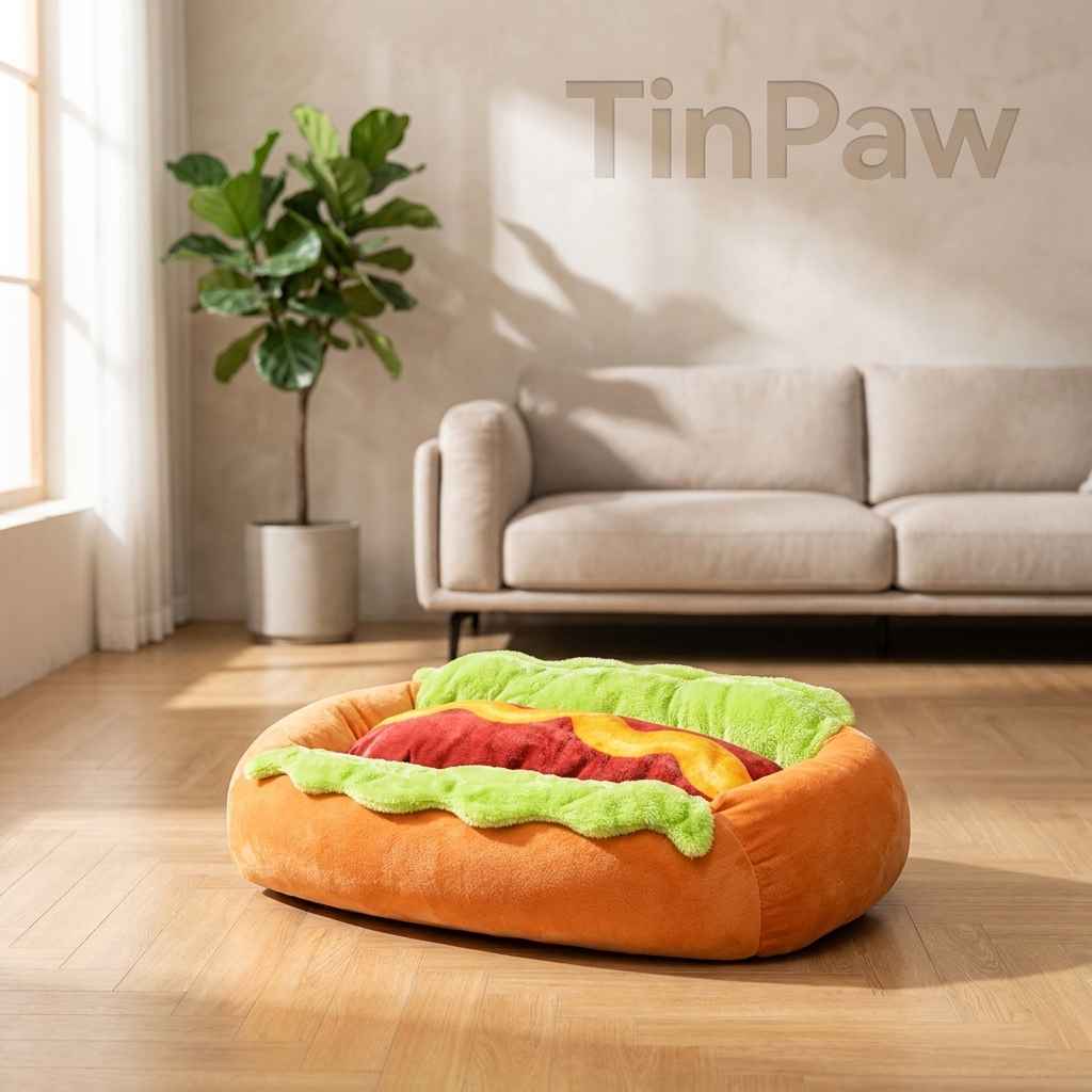 Hot Dog Pet Bed - Dog Beds & Furniture - TinPaw