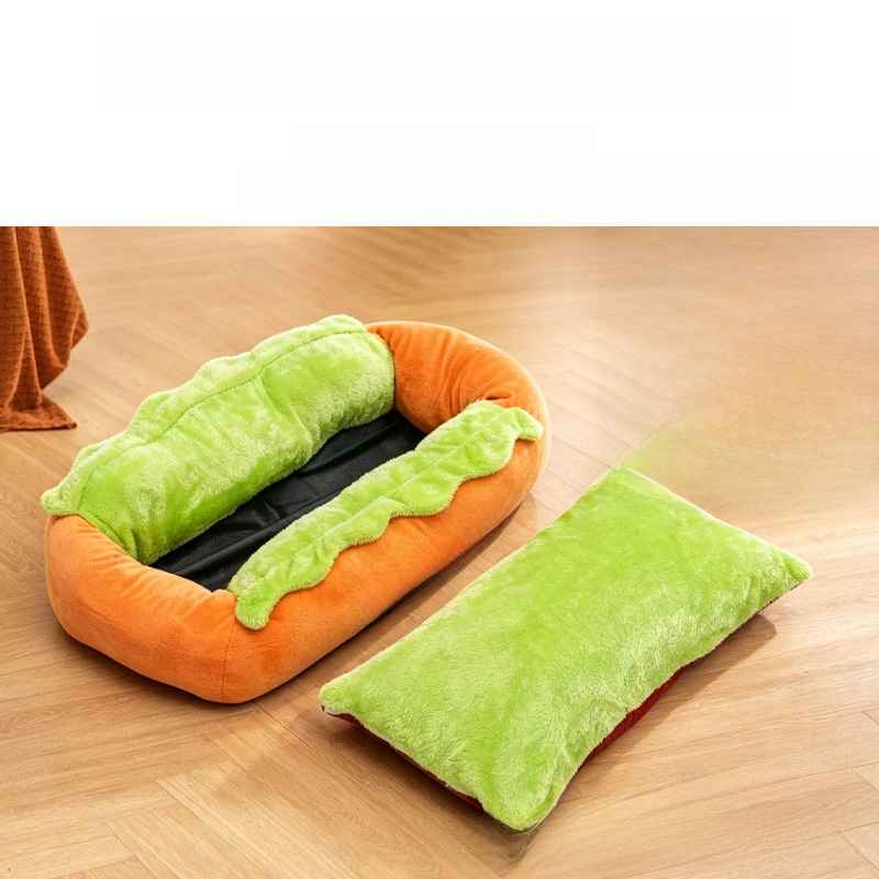 Sausage Dog Pet Bed - Dog Beds & Furniture - TinPaw