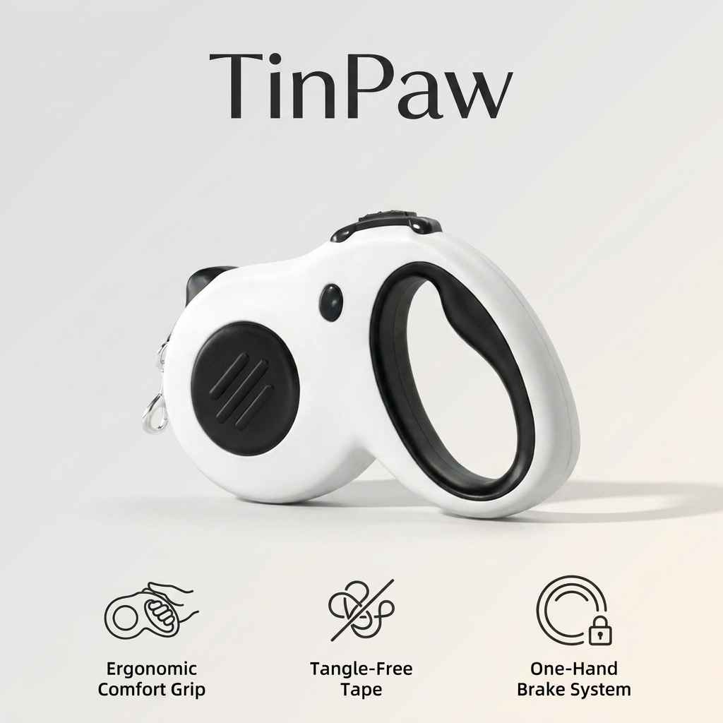 Retractable Dog Leash LED - Dog Gear - TinPaw