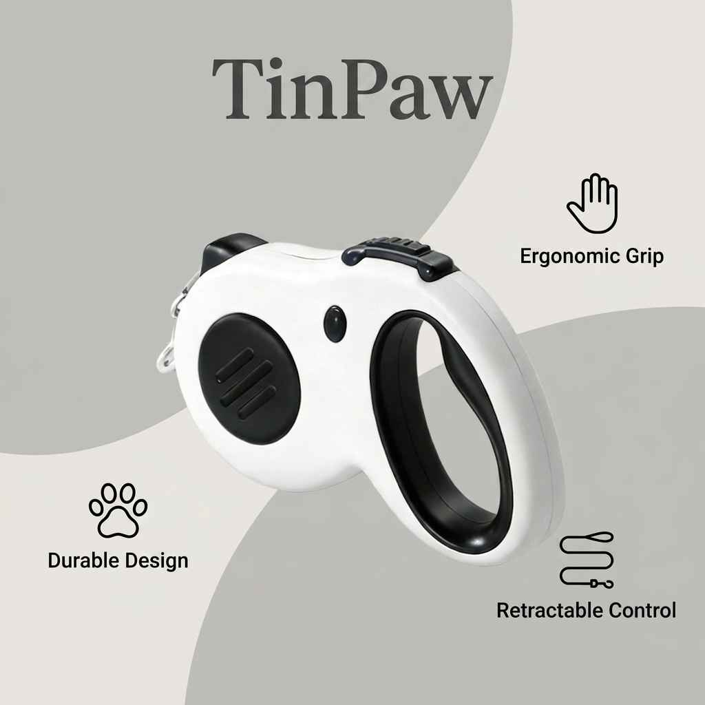 Retractable Dog Leash LED - Dog Gear - TinPaw
