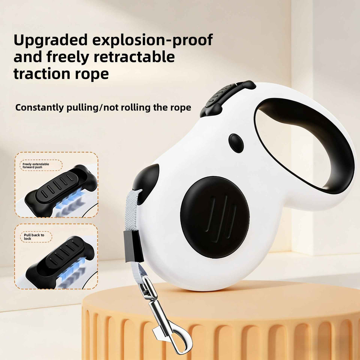Retractable Dog Leash LED - Dog Gear - TinPaw