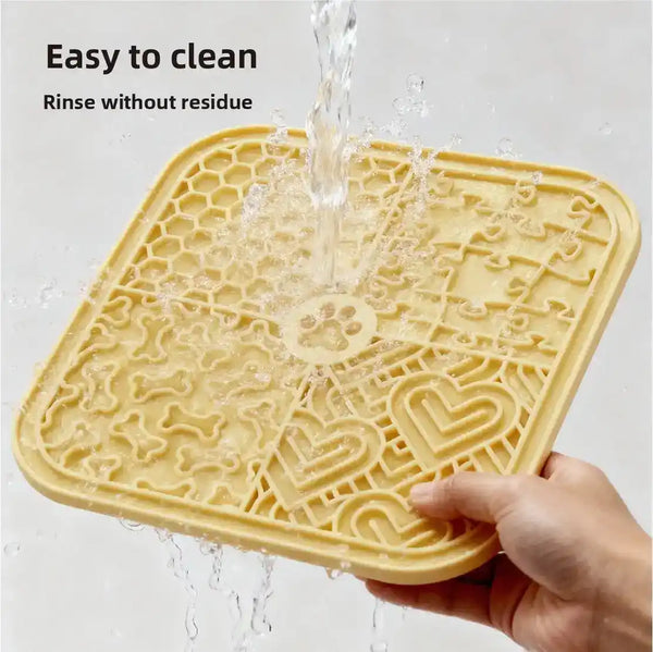 Silicone Dog Lick Mat Bowl - Slow Feeding Bowl - TinPaw