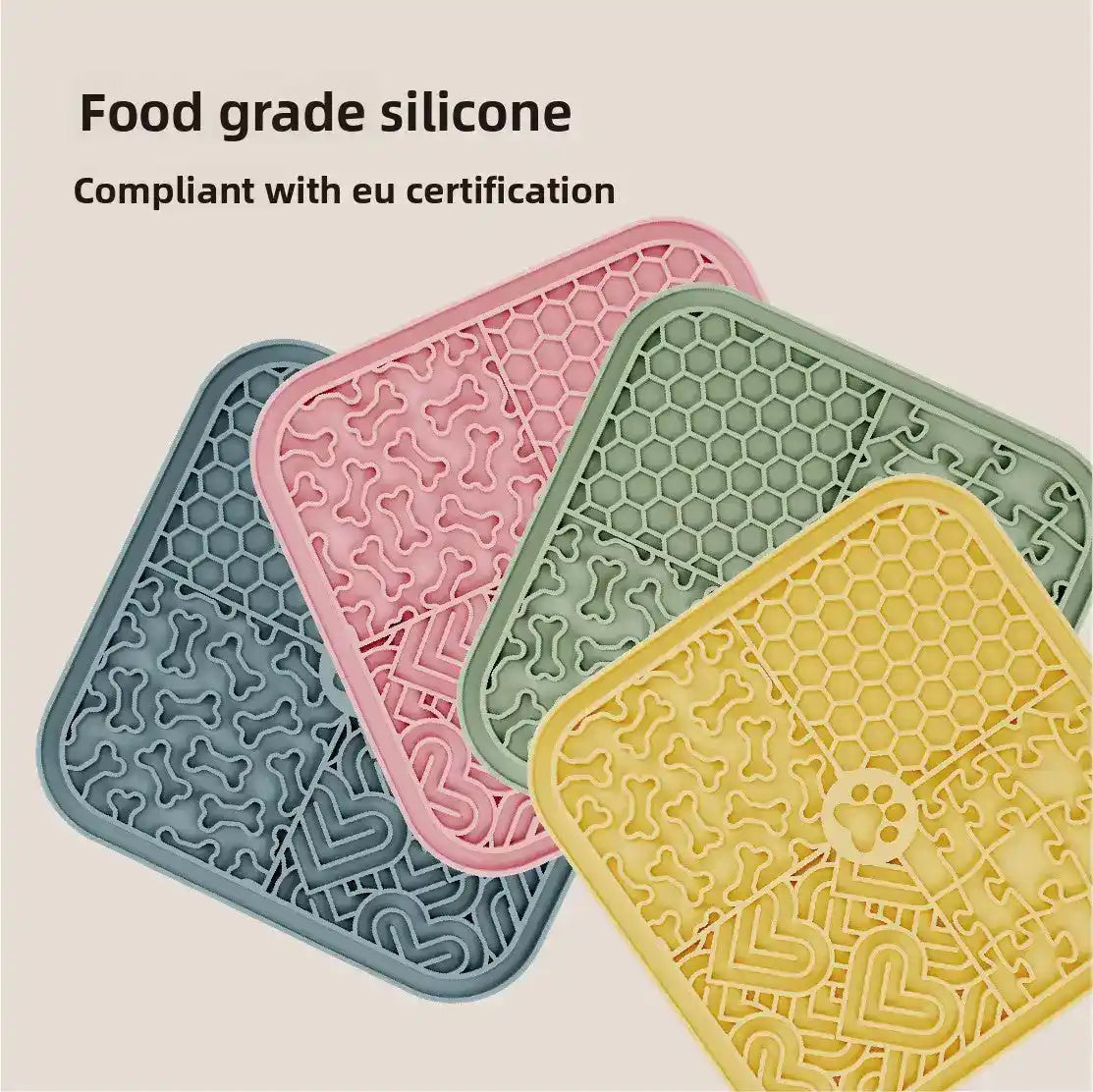 Silicone Dog Lick Mat Bowl - Slow Feeding Bowl - TinPaw
