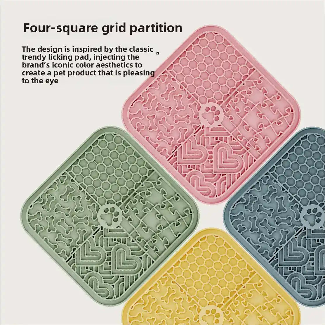 Silicone Dog Lick Mat Bowl - Slow Feeding Bowl - TinPaw