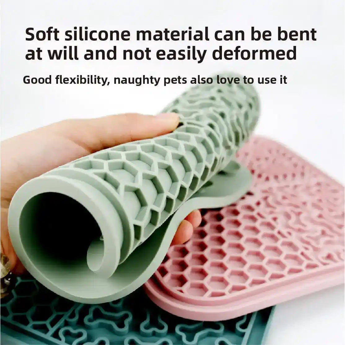 Silicone Dog Lick Mat Bowl - Slow Feeding Bowl - TinPaw