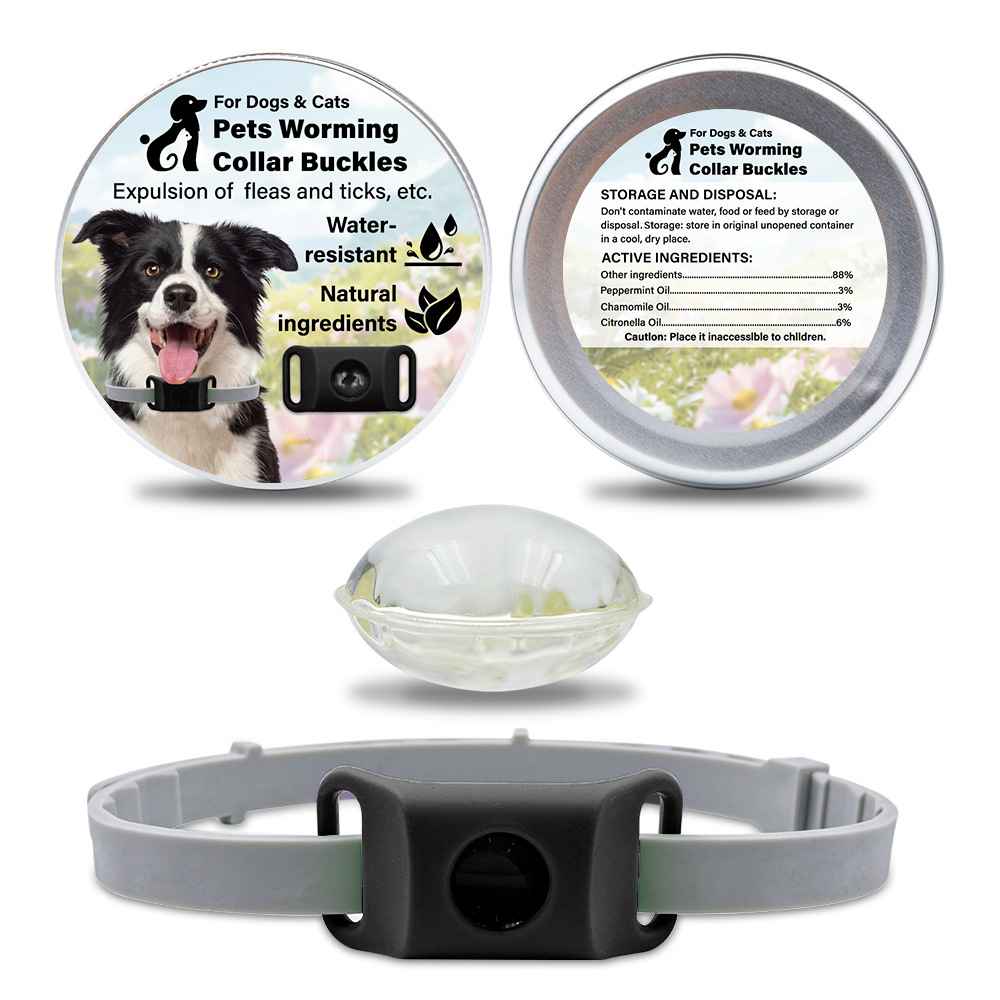 Silicone Flea Tick Collar - Collars - TinPaw - Black 2pcs + Silicone Collar - SU00134811 - Black 2pcs + Silicone Collar