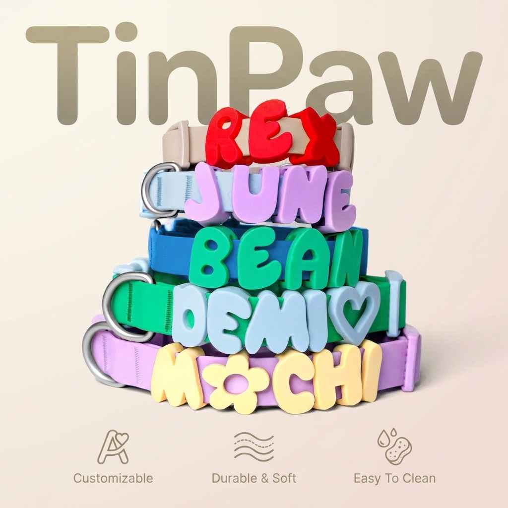 Silicone Dog Collar Charms - Dog Gear - TinPaw
