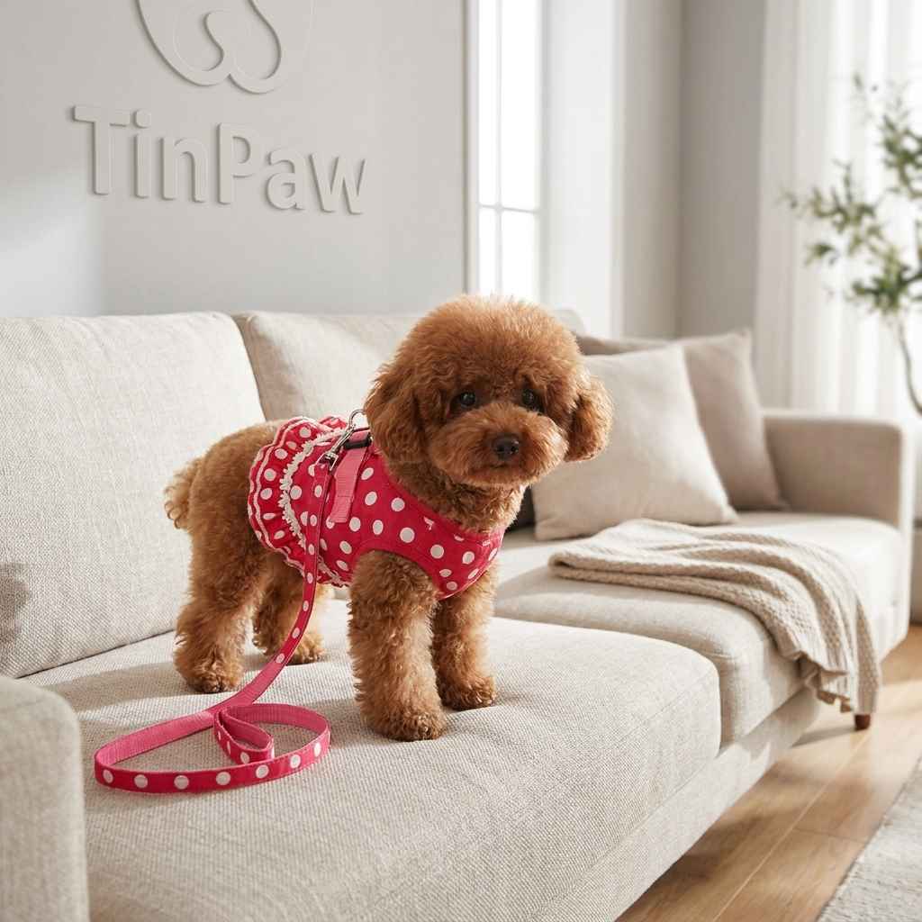 Small Dog Vest Harness Set - Dog Gear - TinPaw