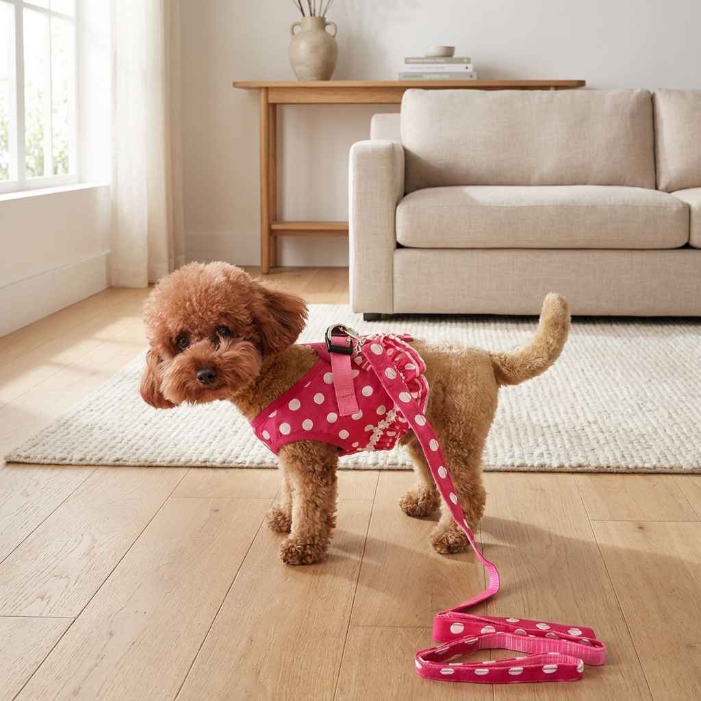 Small Dog Vest Harness Set - Dog Gear - TinPaw
