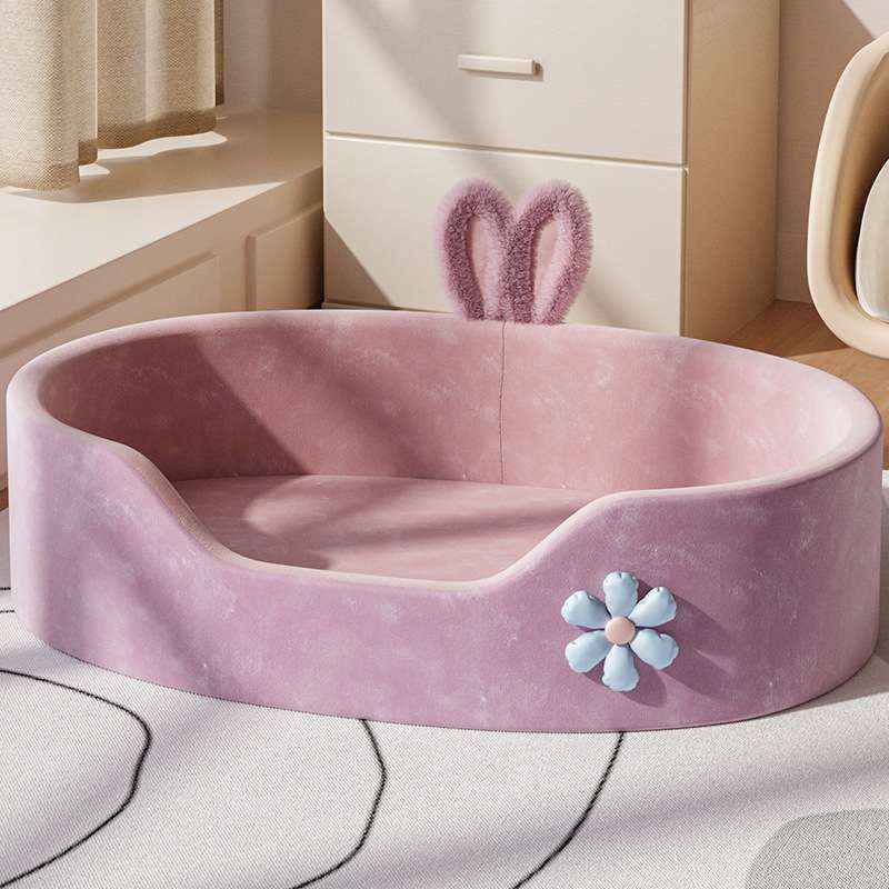 Soft Washable Pet Bed - Dog Beds & Furniture - TinPaw - Pink Princess Bed - M 50x35x12cm Pet ?10kg - SU00346984 - Pink Princess Bed - M 50x35x12cm Pet ?10kg
