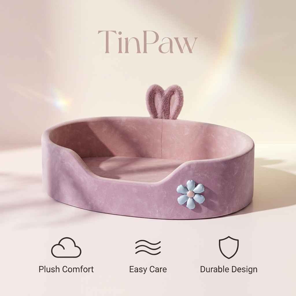 Soft Washable Pet Bed - Dog Beds & Furniture - TinPaw